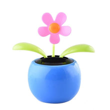 Load image into Gallery viewer, Solar Ornament Car Decoration Power SHAKING Flowerpot Car Interior