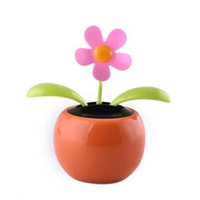 Load image into Gallery viewer, Solar Ornament Car Decoration Power SHAKING Flowerpot Car Interior