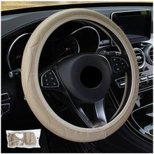 Load image into Gallery viewer, Anti-slip Faux Leather Car Steering Wheel Cover for Car Accessories Car Decoration