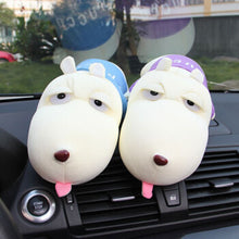 Load image into Gallery viewer, 1pc Cute Dog Air Fresher Interior Deodorant Plush  Charcoal Bamboo Bag Car Decoration