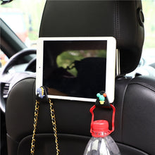 Load image into Gallery viewer, Cartoon Cute Car Seat Hook Hanger Holder Auto Interior Purse Cloth Bag Hanger Organizer Storage Decoration