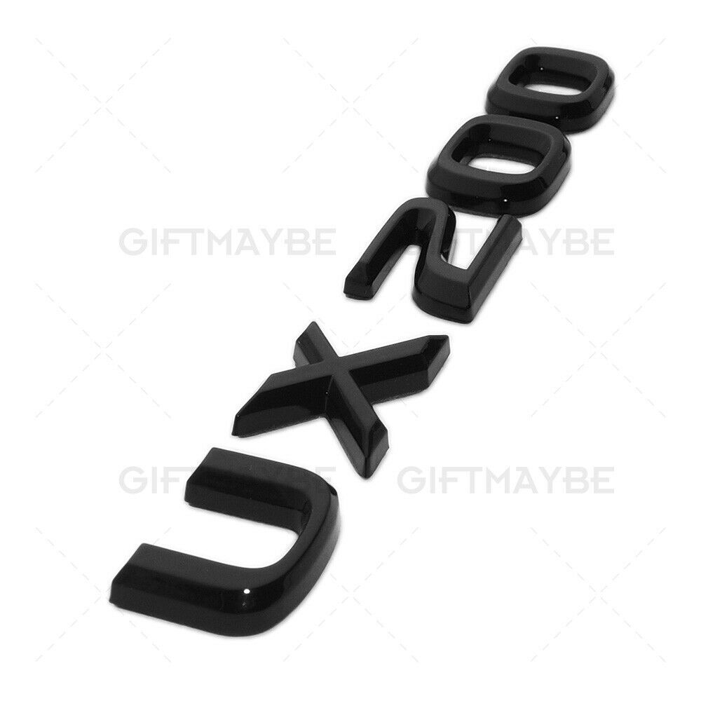 For Lexus Trunk Gloss Black UX 200 Letter Logo Badge Emblem Car Replace F-Sport