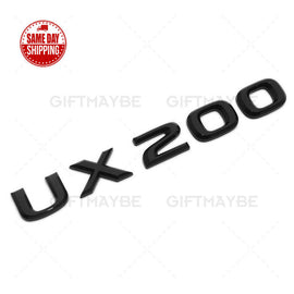 For Lexus Trunk Gloss Black UX 200 Letter Logo Badge Emblem Car Replace F-Sport