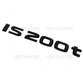 For Lexus Trunk Gloss Black IS 200t Letter Logo Badge Emblem Car Replace F-Sport