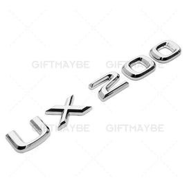 For Lexus Trunk Lid Chrome UX 200 Letter Logo Badge Emblem Car Replace F-Sport