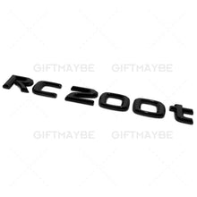 Load image into Gallery viewer, For Lexus Trunk Gloss Black RC 200t Letter Logo Badge Emblem Car Replace F-Sport