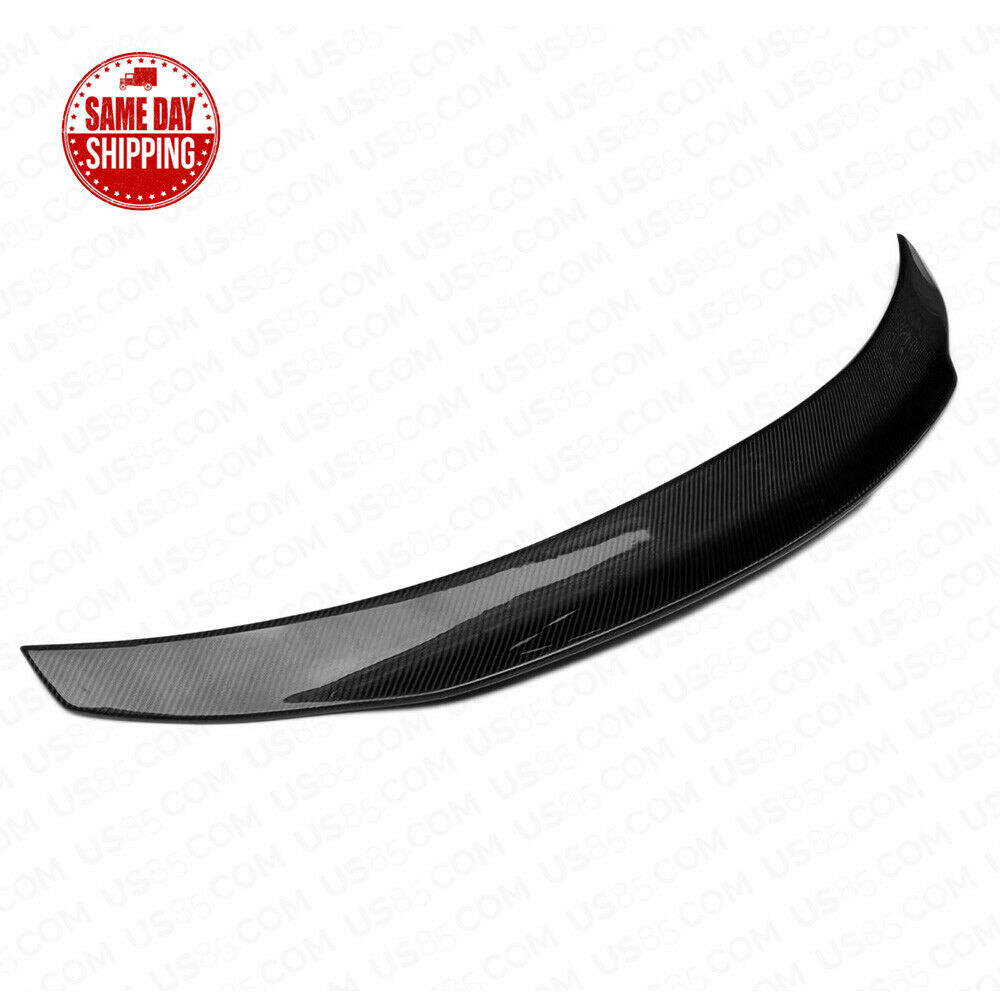 Carbon Fiber PSM Trunk Spoiler Wing 15-20 Mercedes W205 C Class 2dr AMG Coupe