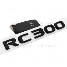 Load image into Gallery viewer, For Lexus Trunk Gloss Black RC 300 Letter Logo Badge Emblem Car Replace F-Sport