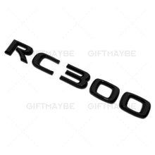 Load image into Gallery viewer, For Lexus Trunk Gloss Black RC 300 Letter Logo Badge Emblem Car Replace F-Sport