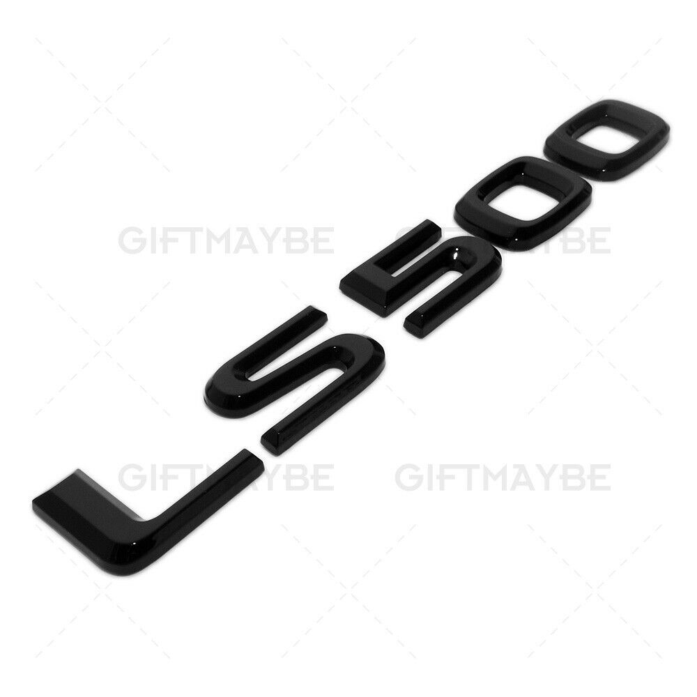 For Lexus Rear Turnk Lid Gloss Black LS 500 Letter Logo Badge Emblem Car Replace