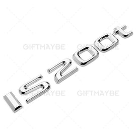 For Lexus Trunk Lid Chrome IS 200t Letter Logo Badge Emblem Car Replace F-Sport