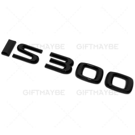 For Lexus Trunk Gloss Black IS 300 Letter Logo Badge Emblem Car Replace F-Sport