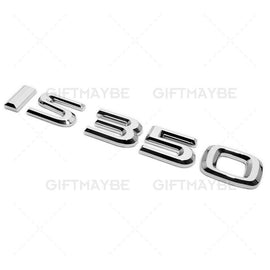 For Lexus Trunk Chrome IS 350 Letter Logo Badge Decal Emblem Car Replace F-Sport