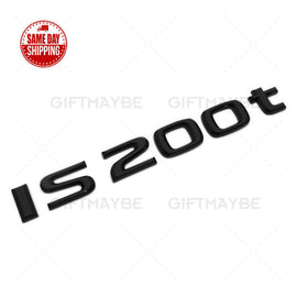 For Lexus Trunk Gloss Black IS 200t Letter Logo Badge Emblem Car Replace F-Sport