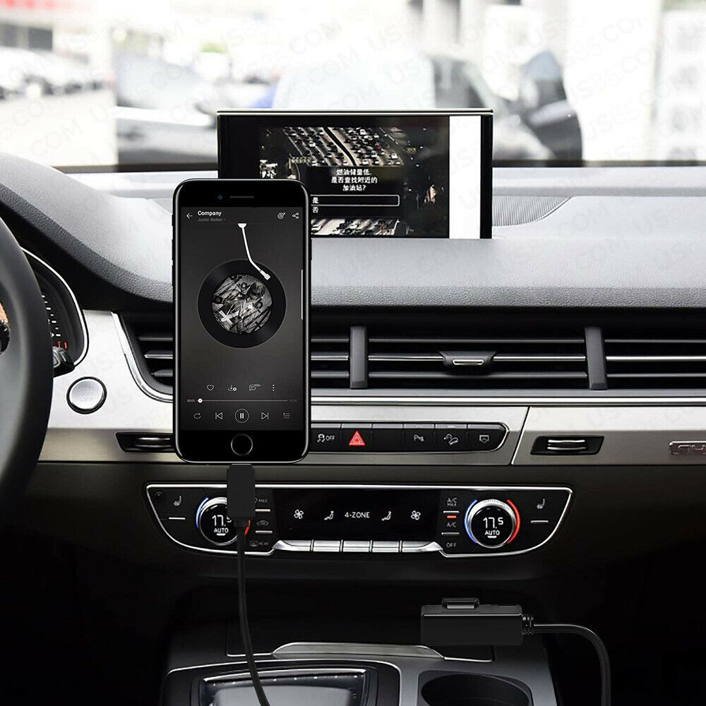 6ft For Audi VW AMI Adapter for iPhone Lightning Charging & AUX Cable MMI MEDIA Music Interface - US85.COM