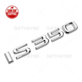 For Lexus Trunk Chrome IS 350 Letter Logo Badge Decal Emblem Car Replace F-Sport