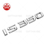 For Lexus Trunk Chrome IS 350 Letter Logo Badge Decal Emblem Car Replace F-Sport