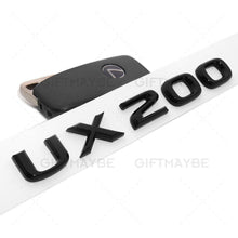 Load image into Gallery viewer, For Lexus Trunk Gloss Black UX 200 Letter Logo Badge Emblem Car Replace F-Sport