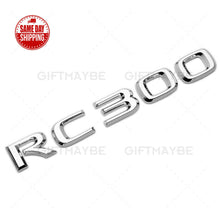 Load image into Gallery viewer, For Lexus Trunk Lid Chrome RC 300 Letter Logo Badge Emblem Car Replace F-Sport